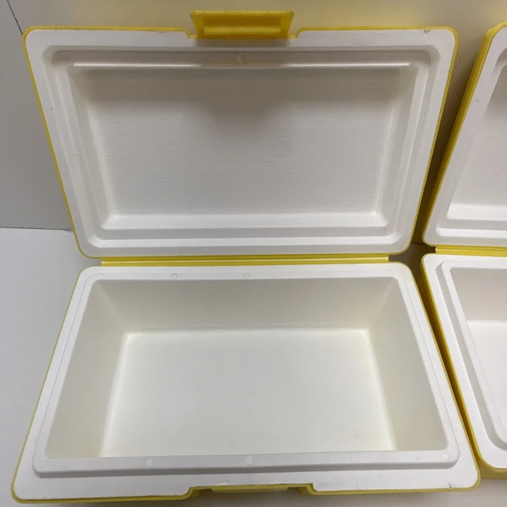 Vintage‎ Clik Cooler Outer Circle Products 1993 Set Yellow NEW Drink Holder